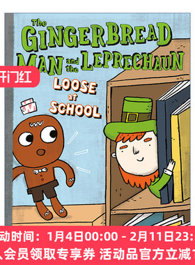 姜饼人与魔法精灵逃出学校 英文原版 The Gingerbread Man and the Leprechaun Loose at School Is