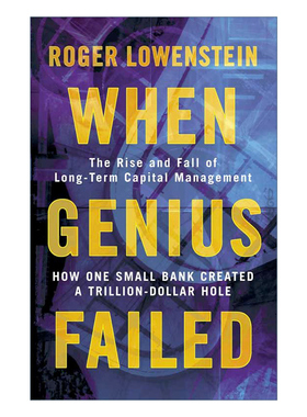 赌金者  英文原版 When Genius Failed 长期资本管理公司的升腾与陨落 罗杰·洛温斯坦 英文版 进口英语原版书籍