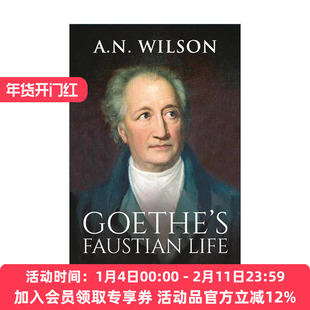 英文原版 Goethe 歌德传 浮士德人生 精装 A·N·威尔森 英文版 进口英语原版书籍
