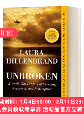 英文原版 Unbroken 坚不可摧 英文版 进口英语原版书籍