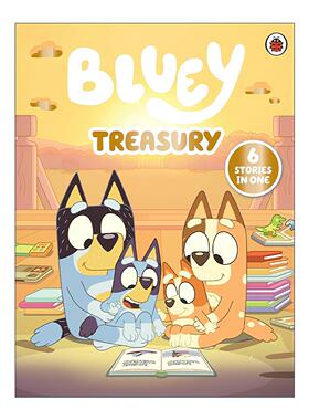 英文原版 Bluey Treasury 小蓝狗布鲁伊 六合一故事集 精装 英文版 进口英语原版书籍