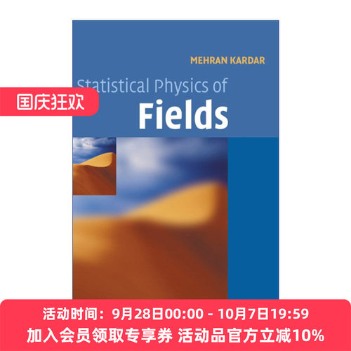 现货 场的统计物理  英文原版 Statistical Physics of Fields Mehran Kardar 精装 英文版 进口英语原版书籍