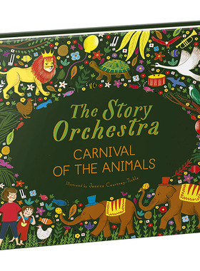 英文原版 The Story Orchestra 交响乐团发声书 圣桑动物狂欢节 音乐故事 有声绘本 故事管弦乐队 英文版 进口英语书籍