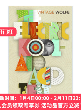 英文原版 The Electric Kool-Aid Acid Test 令人振奋的兴奋剂实验 汤姆·沃尔夫 英文版 进口英语原版书籍