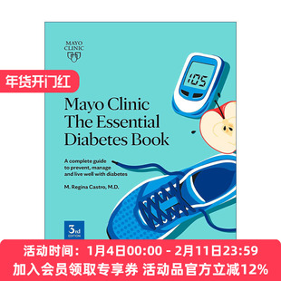 英文原版 Mayo Clinic The Essential Diabetes Book 梅奥糖尿病指南 第三版 预防 管理 治疗 M. Regina Castro 进口英语原版书籍