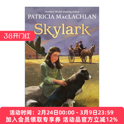 英文原版 Sarah Plain and Tall #2 Skylark 云雀 又丑又高的莎拉2 纽伯瑞奖作家Patricia MacLachlan 英文版 进口英语原版书籍