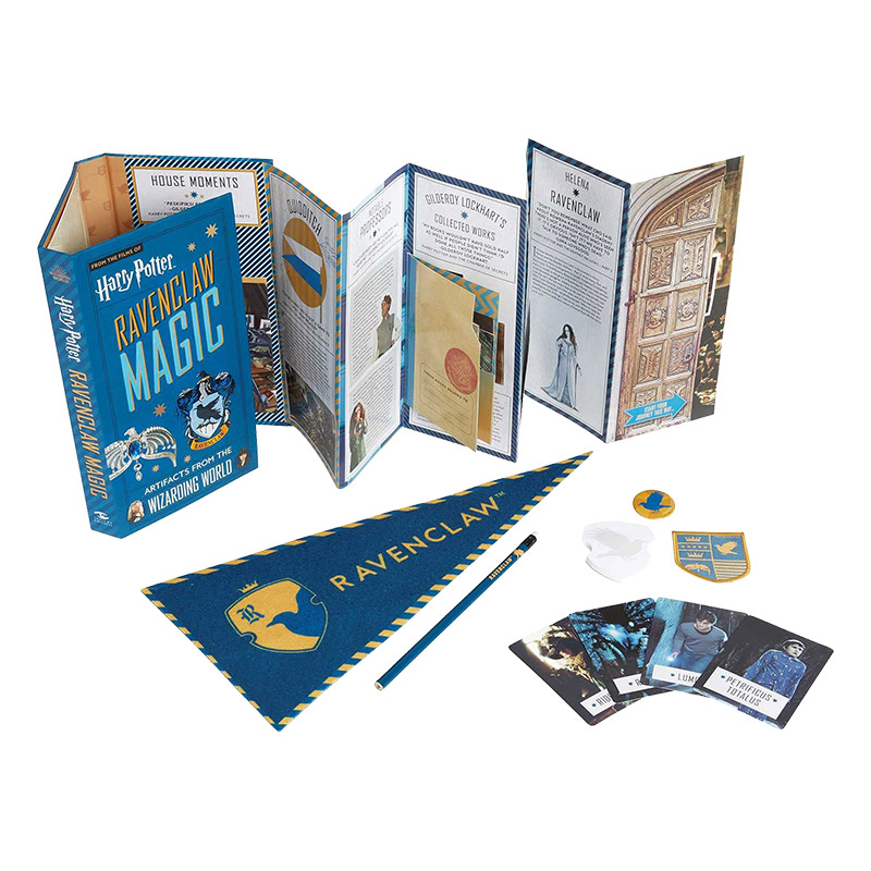 拉文克劳学院 英文原版 Harry Potter Ravenclaw Magic Artifacts from the Wizarding World 魔法道具折叠书 英文版 进口英语书