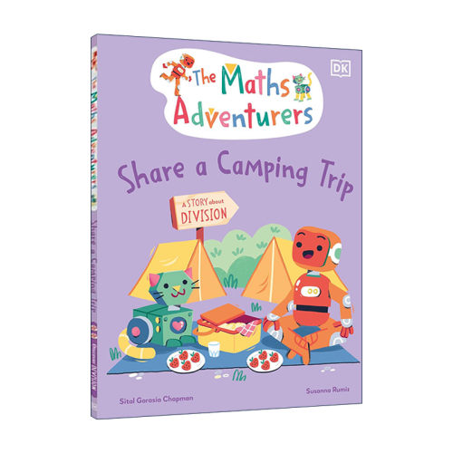 英文原版 The Maths Adventurers Share a Camping Trip 数学冒险家系列 分享露营之旅 DK儿童自然科学科普精装绘本 英文版