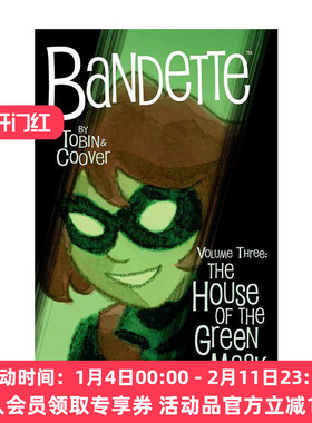 英文原版 Bandette Volume 3 The House of the Green Mask 班迪特 卷三 绿色面具之家 黑马漫画 艾斯纳奖得主Paul Tobin 英文版