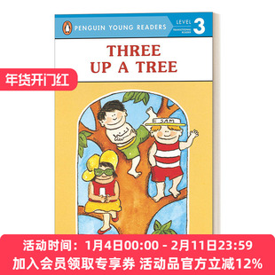 英文原版 Three up a Tree-Penguin Young Readers Level 3 三人上一棵树 企鹅青少分级阅读3级 英文版 进口英语原版书籍