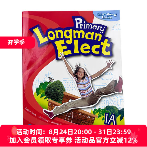 英文原版 Primary Longman Elect 1A 培生朗文小学英语教材 学生用书 英文版 进口英语原版书籍