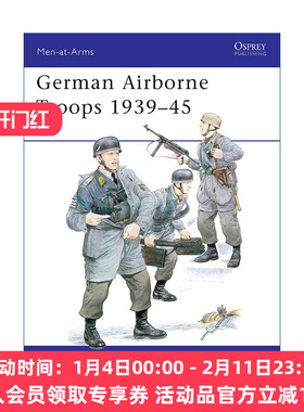 英文原版 German Airborne Troops 1939–45 二战德军空降部队 历史上的军队系列 英文版 进口英语原版书籍