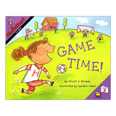 英文原版 Mathstart Level 3 Game Time 数学启蒙绘本3级 英文版 进口英语原版书籍