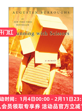 拿着剪刀奔跑  英文原版 Running with Scissors A Memoir 影视原著 Augusten Burroughs传记 英文版 进口英语原版书籍