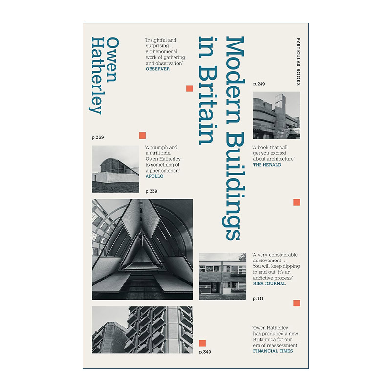 英文原版 Modern Buildings in Britain 英国的现代建筑 欧文·哈瑟利的建筑名录 精装 英文版 进口英语原版书籍