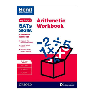 Skills 英文原版 英文版 算术 Workbook Bond Stretch Arithmetic Years 牛津邦德英国SATs小升初考试技能拓展训练 SATs