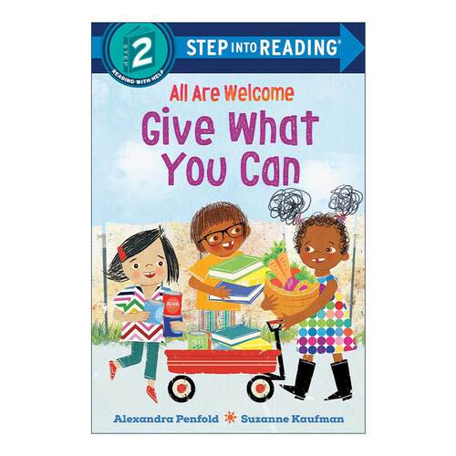 英文原版 Step into Reading 2 Give What You Can All Are Welcome 尽你所能 兰登经典分级读物 英文版 进口英语原版书籍