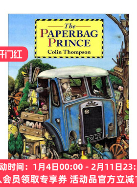 英文原版 The Paperbag Prince 纸袋王子 Colin Thompson绘本 英文版 进口英语原版书籍