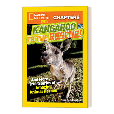 英文原版 National Geographic Kids Chapters Kangaroo to the Rescue 国家地理儿童章节书 袋鼠来营救 英文版 进口英语原版书籍