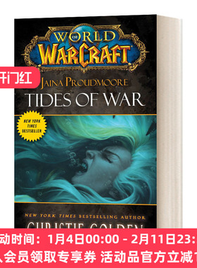 英文原版小说 World of Warcraft Jaina Proudmoore Tides of War 战争之潮 魔兽世界官方小说 英文版 进口英语原版书籍