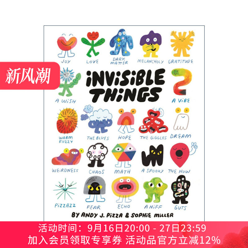 看见看不见 英文原版 Invisible Things 精装图画书 儿童的感知与感受 英文版 进口英语原版书籍