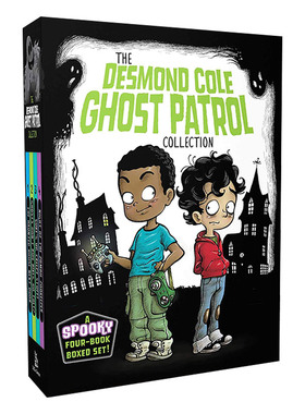 英文原版 The Desmond Cole Ghost Patrol Collection 德斯蒙德 科尔幽灵巡逻队4册盒装 儿童鬼怪主题 初级章节书 英文版 进口书籍