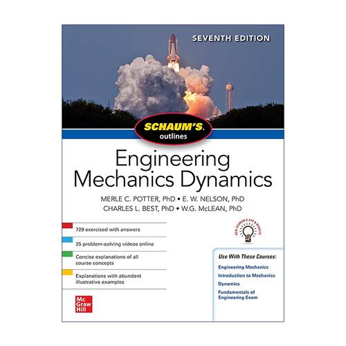 英文原版 Schaum's Outline of Engineering Mechanics Dynamics 全美经典学习指导系列 工程力学之动力学 第7版 进口英语原版书籍