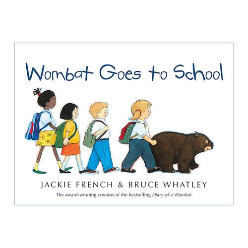 英文原版 Wombat Goes to School 袋熊去上学 英文版 进口英语原版书籍