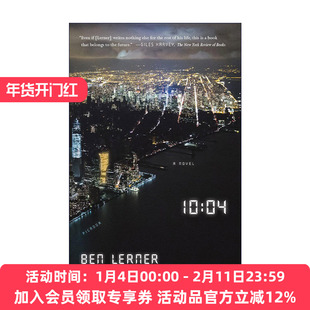 英文原版 10:04 本·勒纳自传体小说 英文版 进口英语原版书籍