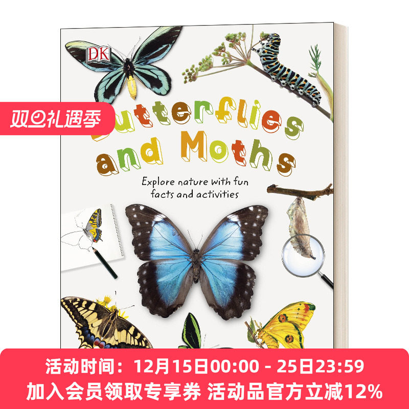 蝴蝶与飞蛾英文原版精装