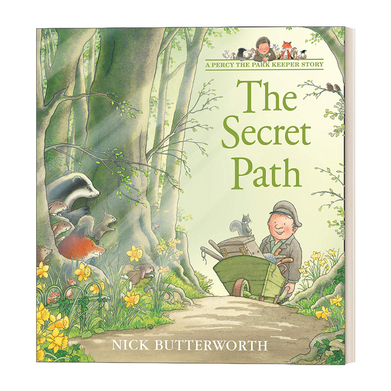 英文原版绘本 The Secret Path 小松鼠帮倒忙/秘密小路 帕西爷爷的爱心公园系列 英文版 进口英语原版书籍