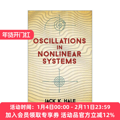 英文原版 Oscillations in Nonlinear Systems 非线性系统中的振动 布朗大学数学教授Jack K. Hale英文版 进口英语原版书籍