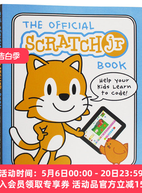 动手玩转ScratchJr编程 英文原版 The Official Scratchjr Book STEAM创新教育指南 儿童Scratch编程 少儿趣味编程 进口英语书籍