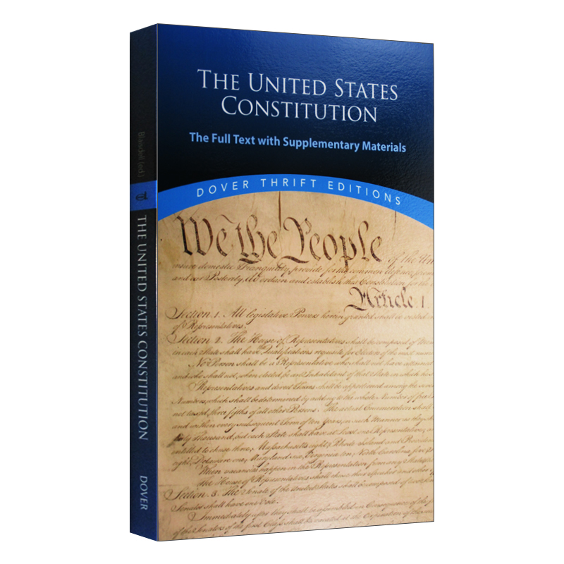 英文原版 The United States Constitution 美国宪法 带有补充材料的全文 Bob Blaisdell 英文版 进口原版英语书籍