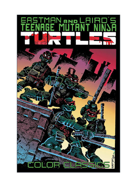 英文原版 忍者神龟 彩色经典 卷一 Teenage Mutant Ninja Turtles Color Classics Vol.1 IDW漫画 英文版 进口英语原版书籍