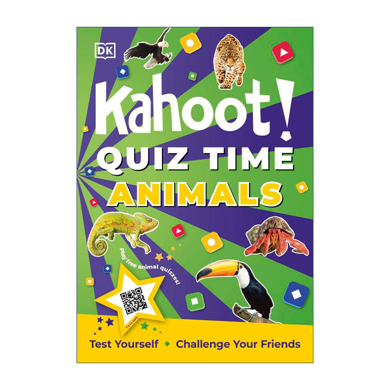 英文原版 Kahoot! Quiz Time Animals 动物问答时间 DK科普百科 英文版 进口英语原版书籍