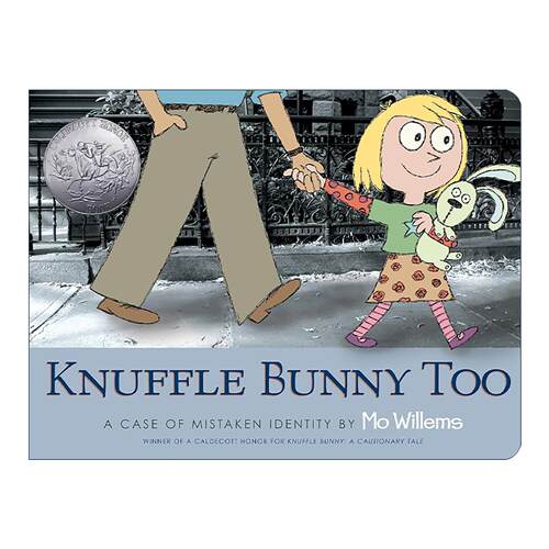 英文原版 Knuffle Bunny Too A Case of Mistaken Identity 古纳什小兔又来了 错认案例一则 凯迪克奖得主莫?威廉斯 儿童绘本