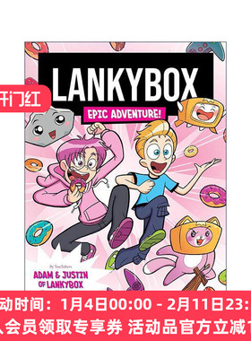 英文原版 Epic Adventure 传奇冒险 油管知名频道LankyBox二人组漫画 英文版 进口英语原版书籍