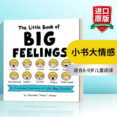 英文原版绘本 The Little Book Of Big Feelings 小书大情感 英文版 进口英语原版书籍
