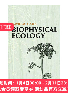 英文原版 Biophysical Ecology 生物物理生态学 David M. Gates 英文版 进口英语原版书籍
