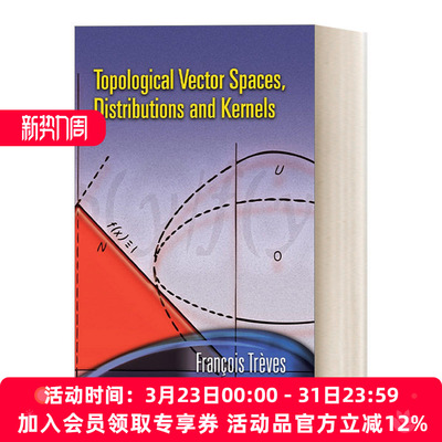 英文原版 Topological Vector Spaces Distributions and Kernels 拓扑向量空间 分布和核 英文版 进口英语原版书籍