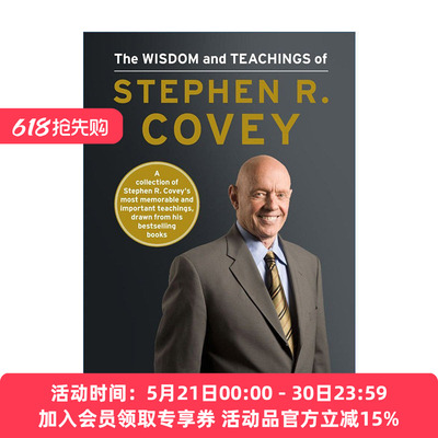 柯维的智慧  英文原版 The Wisdom and Teachings of Stephen R. Covey 高效能人士的七个习惯作者史蒂芬柯维 英文版 进口英语书籍