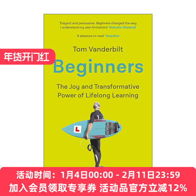 英文原版 Beginners 初学者心态 找到终身学习的乐趣与力量 Tom Vanderbilt 英文版 进口英语原版书籍