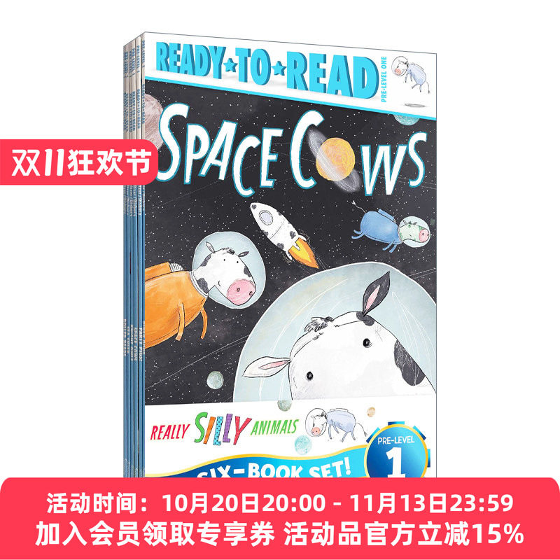 英文原版 Really Silly Animals Ready-to-Read Value Pack 蠢萌的动物们6册套装 动物知识科普 英文版 进口英语原版书籍