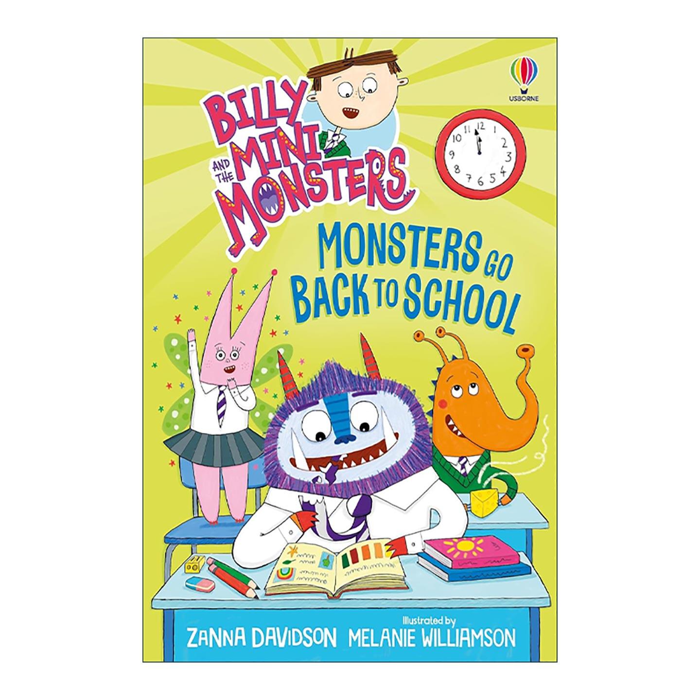 英文原版 Billy and the Mini Monsters Monsters Go Back to School 比利和迷你怪兽 怪兽回学校 全彩 英文版 进口英语原版书籍