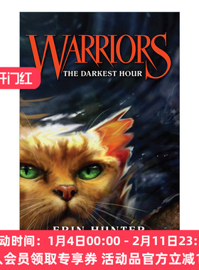 英文原版小说 Warrior Cats 6 The Darkest Hour 猫武士首部曲6 力挽狂澜 英文版 进口英语原版书籍