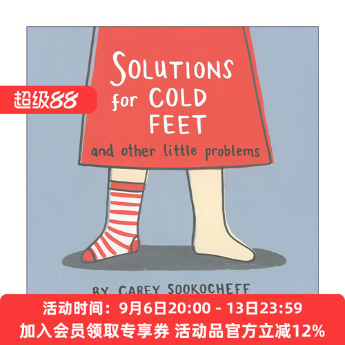 英文原版 Solutions for Cold Feet and Other Little Problems 脚冷及其他日常小问题的解决办法 儿童幽默创意绘本 纸板书