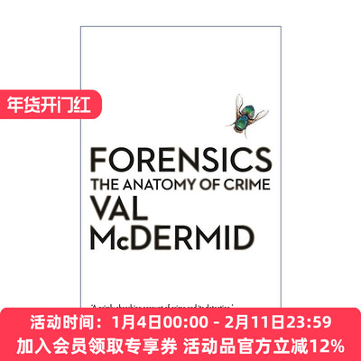 英文原版 Forensics 只有罪知道 从犯罪现场到法庭鉴证 薇儿·麦克德米德 英文版 进口英语原版书籍