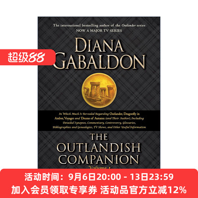 英文原版 The Outlandish Companion Volume 1 异乡人系列读者指南 卷一 戴安娜·加瓦尔东 古战场传奇原著 进口英语原版书籍