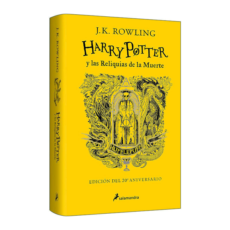 西班牙语原版 Harry Potter y las reliquias de la muerte 20 Aniv. Hufflepuf 哈利波特与死亡圣器 赫奇帕奇版 进口原版书籍
